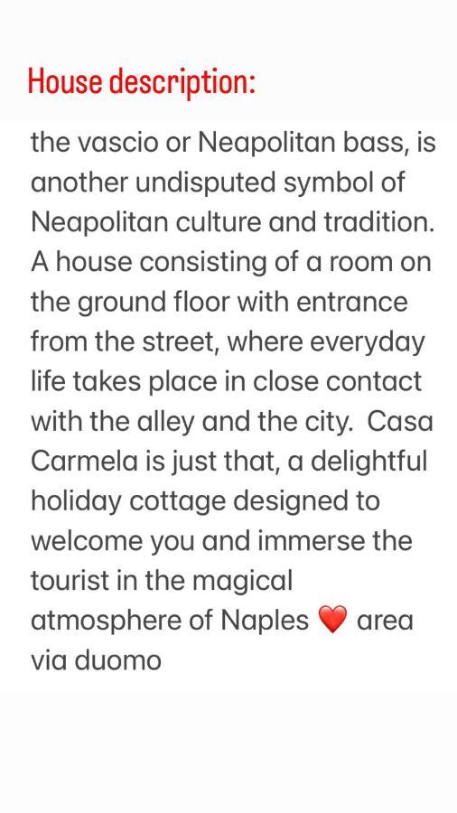 Willa Casa Carmela Neapol Zewnętrze zdjęcie